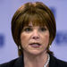 In this March 30, 2005 file photo, Hewlett-Packard Company's Patricia Dunn speaks during a news conference at HP headquarters in Palo Alto, Calif.