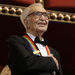 In this Dec. 6, 2009 file photo, Kennedy Center honoree Dave Brubeck stands for the National Anthem at the Kennedy Center Honors gala in Washington. 