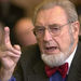 In this Feb. 12, 2002 file photo, former U.S. Surgeon General, Dr. C. Everett Koop testifies in Concord, N.H. Calling it the "forgotten epidemic," Koop urged Americans to end what he called complacency about AIDS and put the deadly disease back on the radar screen. 