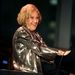 In this March 19, 2008 file photo, Marian McPartland smiles while playing the piano during a celebration of her 90th birthday in New York. McPartland, 95, the legendary jazz pianist and host of the National Public Radio show "Piano Jazz," died of natural causes Tuesday, Aug. 20, 2013 at her Port Washington home on Long Island. 