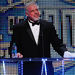 The Ultimate Warrior speaks during the WWE Hall of Fame Induction at the Smoothie King Center in New Orleans on Saturday, April 5, 2014.