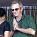 Mark Shand, brand ambassador of Kaziranga National Park and brother of Camilla Parker Bowles greets an unidentified Indian woman during the centenary celebration of Kaziranga national park in Kaziranga 250 kilometers (156 miles) east of Gauhati, Assam, India, Saturday, Feb.12, 2005. The 430 sq. kilometers (269 sq. miles) park, home to the one-horned rhinoceros, began a weeklong celebration Friday. 