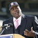 In this Jan. 9, 2007 file photo, former San Diego Padre Tony Gwynn talks about his election to the National Baseball Hall Of Fame, in San Diego. The Baseball Hall of Fame on Monday, June 16, 2014 said Gwynn has died of cancer. He was 54. 