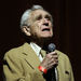 In this Dec. 10, 2007 file photo, actor James Whitmore speaks in support of Democratic presidential hopeful Sen. Barack Obama, D-Ill., at a fundrasing concert at the Gibson Amphitheatre in Universal City, Calif.