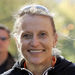 This Oct. 31, 2006 file photo shows nine-time New York City Marathon winner Grete Waitz, near the marathon finish line in New York.